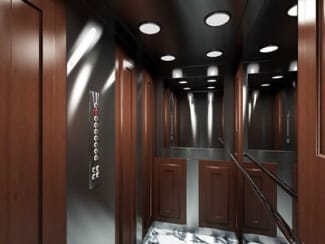 Металлическая отделка лифта